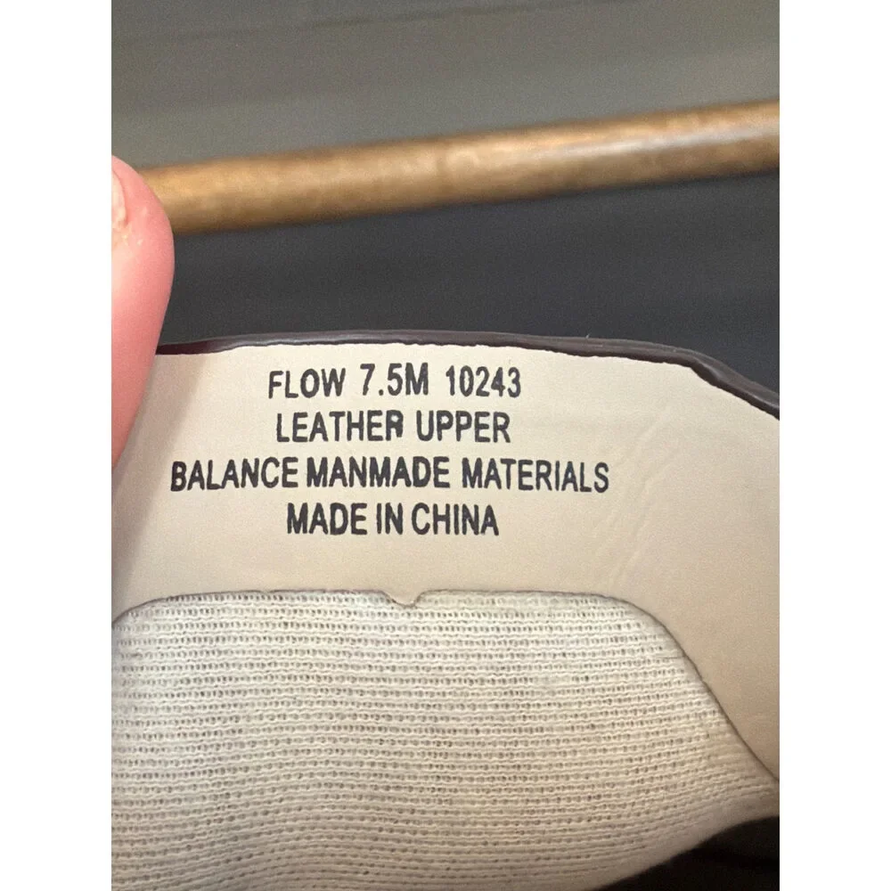 Naked Feet Flow Bronze Leather Platform Slide Sandals Size 7.5, Brown
